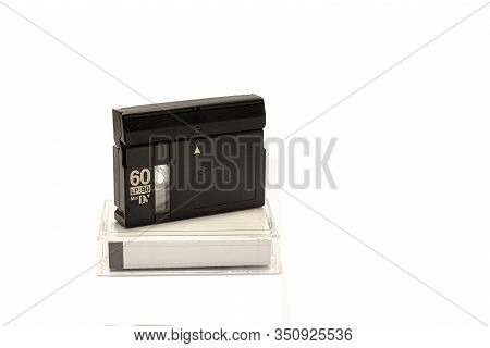Close Up Of Mini Dv Tape