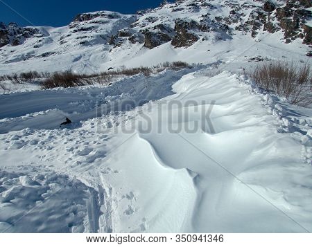 Skitouring Paradise Silvretta Mountains In Austria