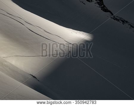 Skitouring Paradise Silvretta Mountains In Austria