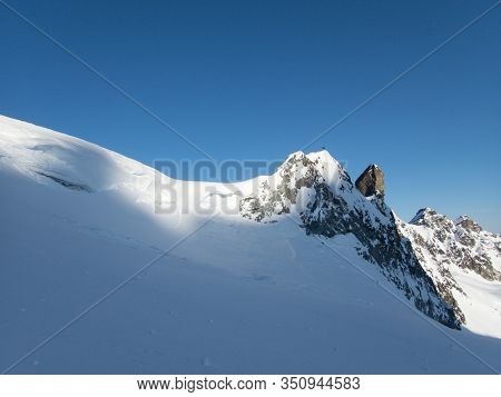 Skitouring Paradise Silvretta Mountains In Austria
