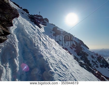 Skitouring Paradise Silvretta Mountains In Austria