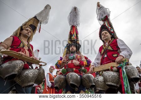 Masquerade Festival In Elin Pelin, Bulgaria. Culture, Indigenous.
