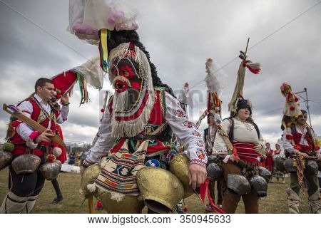 Masquerade Festival In Elin Pelin, Bulgaria. Culture, Indigenous.