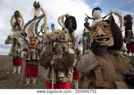 Masquerade Festival In Elin Pelin, Bulgaria. Culture, Indigenous.