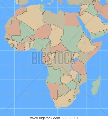 Afrika Karte
