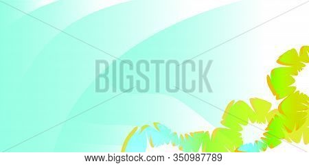 Abstract Geometric Background In Light Summer Tones On The Theme Of The Sea And Brazilian Carnivals