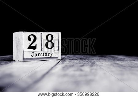 January 28th, 28 January, Twenty Eighth Of January, Calendar Month - Date Or Anniversary Or Birthday