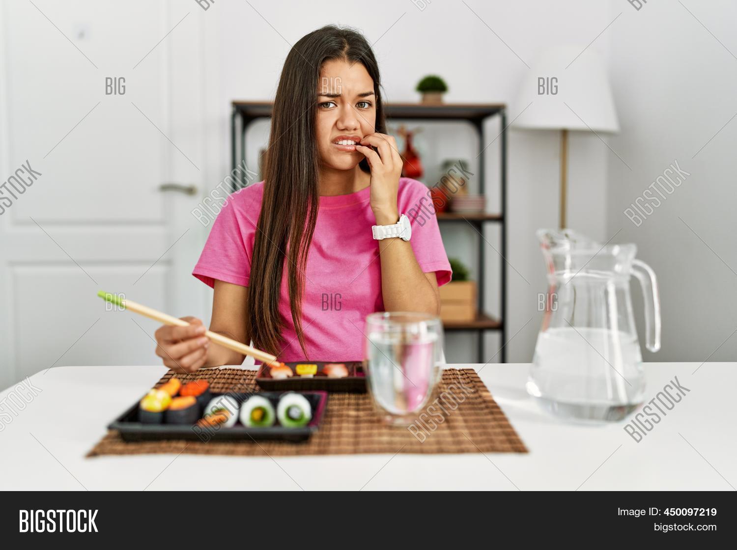 Young Brunette Woman Image Photo Free Trial Bigstock