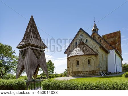 The Old Church Named St Salvator At Pellworm Island In North Frisia, Germany