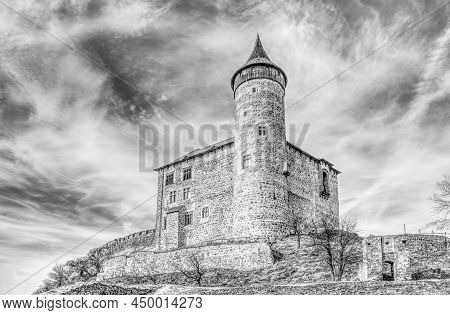 Medieval Castle In Europe In Czech Republic 