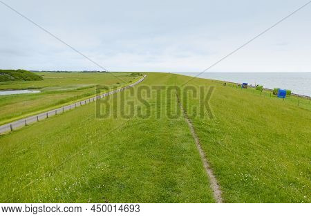 Scenery At Pellworm, A Island In North Frisia, Germany