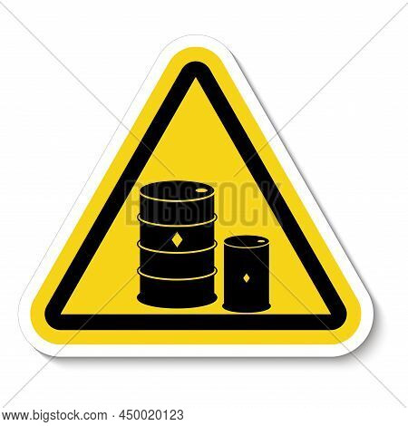 Symbol Chemical Drums Vector & Photo (Free Trial) | Bigstock