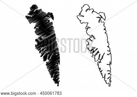 Baranof Island (united States Of America, North America, Alaska, Us, Usa, Alexander Archipelago) Map