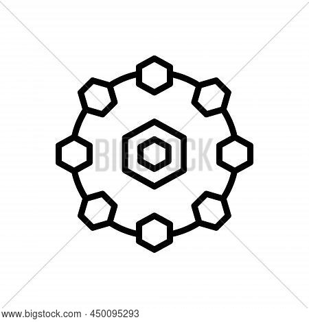 Black Line Icon For Rare Extraordinary Uncommon Special Amazing Limited Unique Unusual Connect