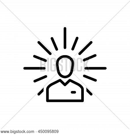 Black Line Icon For Consciousness Alertness Awareness Memory Feeling Sentience Rationality Sense Per