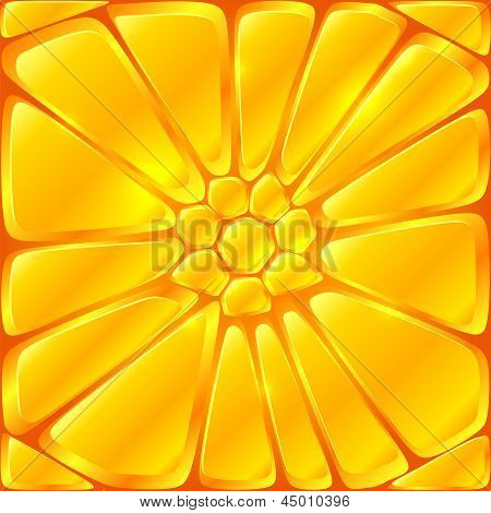 Vector giallo dorato mattoni seamless pattern tile