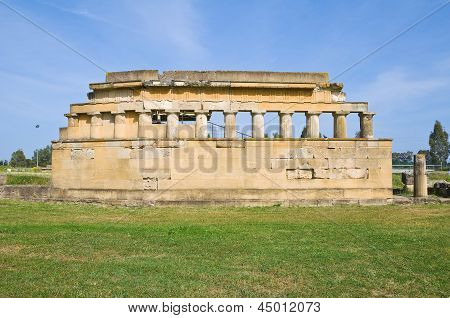 Parco archeologico. Metaponto. Basilicata. Italia.