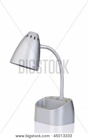 lampada a collo di cigno con riflessione