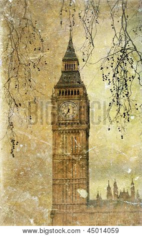 Alte Ansicht von Big Ben