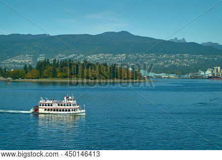 Vancouver, British Columbia, Canada - October 6, 2018. M.v. Constitution Paddle Wheeler Vancouver Bc