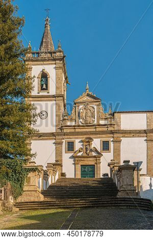The Facade Of The Parish Church Of Sao Joao Baptista Combines The Mannerist And Baroque Styles And A