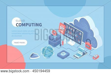 Cloud Computing, Data Storage, Database System. Cloud Storage Server, Data Backup And Exchange. Secu