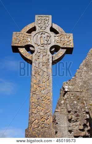 凯尔特语的石十字架