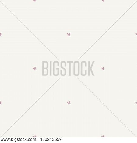 Gender Neutral Sprigged Foliage Seamless Vector Background. Simple Whimsical Botanical 2 Tone Patter