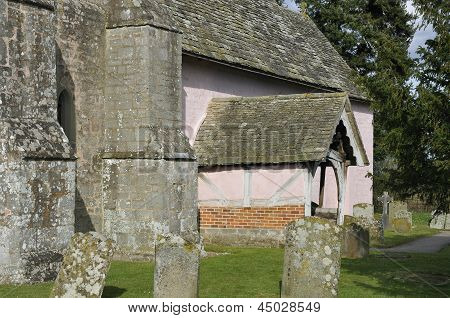 St Marys normann templom tornác