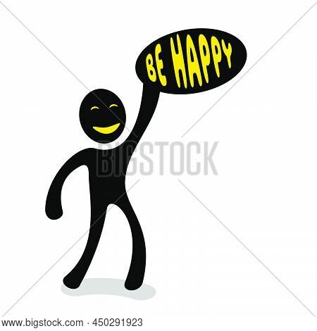 A Design To Celebrate The International Day Of Happiness Or World Happiness Day And Related To The T