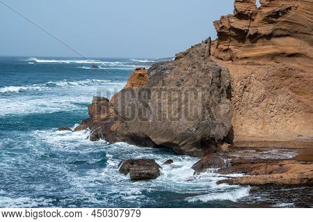 Charco Verde Beach In Lanzarote, Canary Islands In Spain