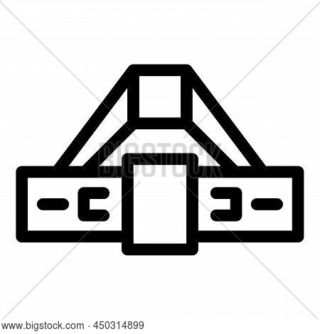 Air Tv Mount Icon Outline Vector. Wall Bracket. Display Vesa