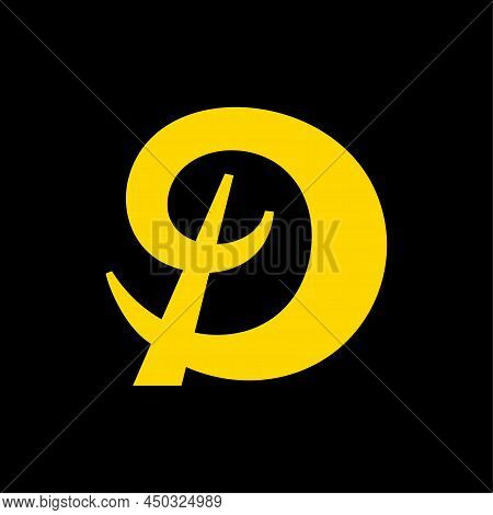 Modern Professional Logo In The Shape Of The Letter D. Exclusive D Shape