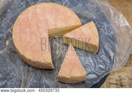Munster Gerome French Cheese, Strong-smelling Soft Cheese With Subtle Taste, Made Mainly From Milk F