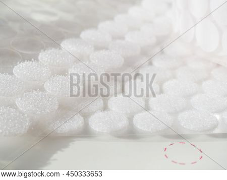 Velcro Tape Roll White, Fluffy And Hard For Shoes And Clothes, Handicrafts, Velcro For Toys And Hand