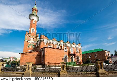 The Thousandth Anniversary Of Islam Mosque (also Known As The Mosque Across The Kaban Lake) In Kazan