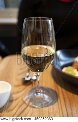 Sweet Digestif Muscat Wine Served After Dinner