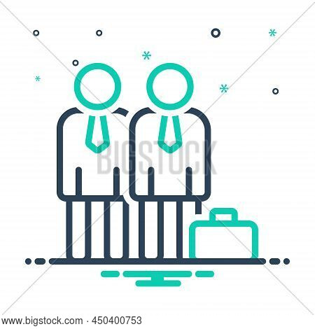 Mix Icon For Companion Buddy Partner Fellow Friend Comrade Associate Sidekick