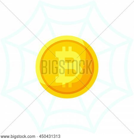 Trap Icon, Cryptocurrency Related Vector Flat Illustration