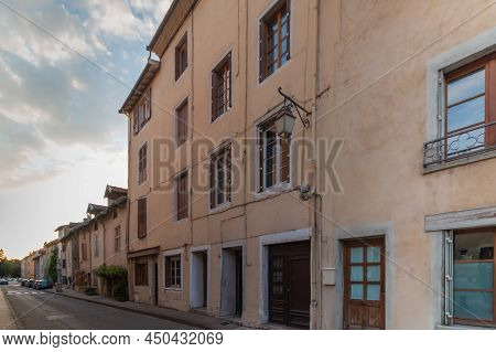 Cremieu Medieval Old Tradition Street - France Europe - Advertisement Free
