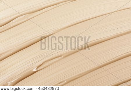Close Up Beige Foundation Color Sample Background