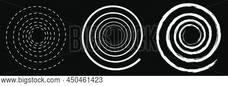Spirals, Swirl, Twirl Design Element Vector