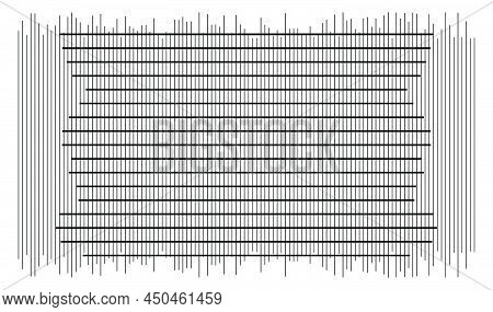 Lines, Stripes Grid, Mesh Abstract Geometric Vector Pattern, Texture Element