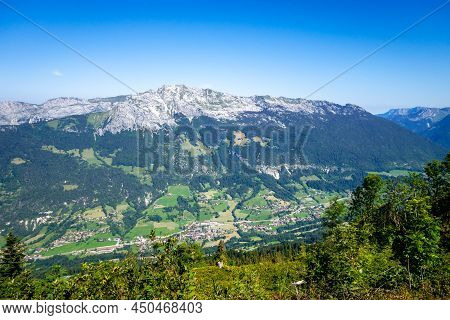 Mountain Landscape In La Clusaz, Haute-savoie, France