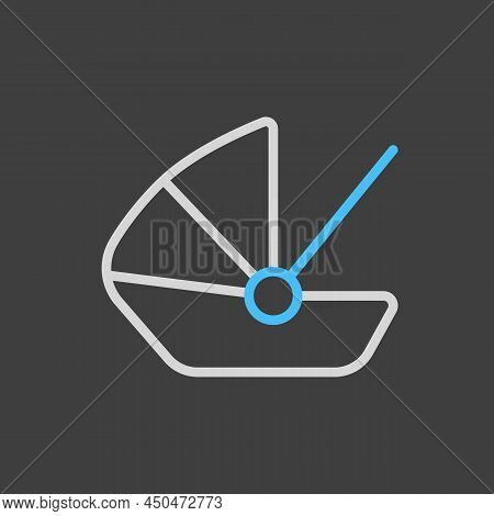 Carrycot Baby Vector Isolated Icon. Graph Symbol For Children And Newborn Babies Web Site And Apps D