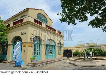 New Orleans - May. 29, 2017: New Orleans Jazz National Historical Park At 916 N Peters Street In Fre