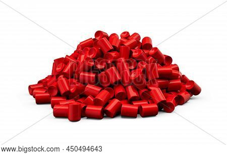 Plastic Pellets Background Close-up Plastic Granules Polymer Black Plastic Beads Resin Polymer Palle