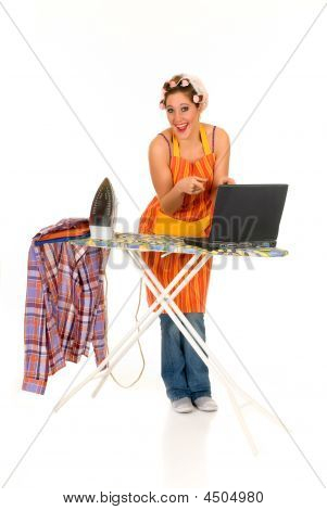 Hogar, planchado, Internet