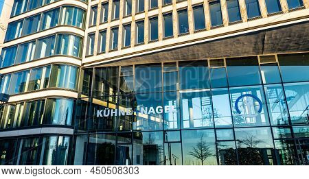Kuhne And Nagel Company Ini Hamburg - Hamburg, Germany - December 21, 2021