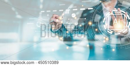 Digital Transformation Technology Strategy, Iot, Internet Of Things. Transformation Of Ideas And The